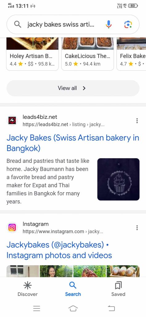 Jack bakes swiss baker Bangkok on Leads4biz